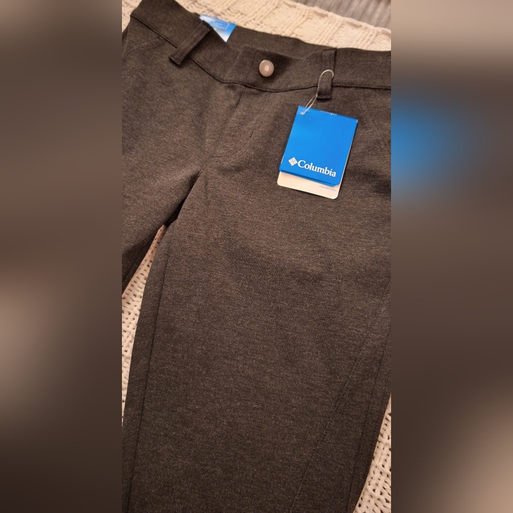 Columbia Dark Gray Slim Fit  Regular Jambe Droite Normal Pants Size S - Picture 5 of 10